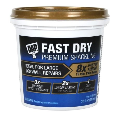DAP Fast Dry Premium Ready to Use Off-White Spackling and Patching Compound 1 qt 7079818441